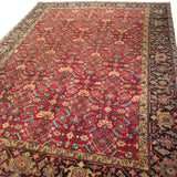 8'10" x 11'11"   Persian Heriz Rug Angle View