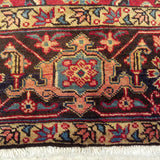 8'10" x 11'11"   Persian Heriz Rug Angle View