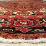 9'8" x 13'9"   Persian Heriz Rug Angle View