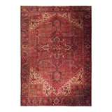 9'9" x 13'7"   Persian Heriz Rug Top View