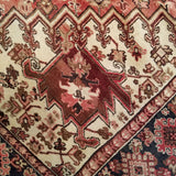 8'3" x 10'11"   Persian Heriz Rug Angle View