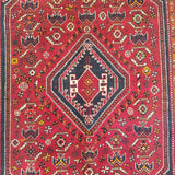 5'4" x 8'10"   Persian Qashqai Rug Angle View