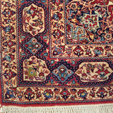 4'11" x 6'8"   Persian Nain Tudesh Rug Angle View