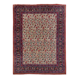10'6" x 13'9"   Antique Persian Khorasan Rug Top View