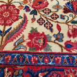 10'6" x 13'9"   Antique Persian Khorasan Rug Angle View
