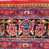 10'6" x 13'9"   Antique Persian Khorasan Rug Angle View
