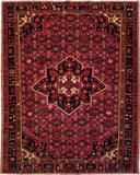 5'8" x 7'1"   Persian Hosseinabad Rug Top View