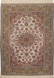 3'8" x 5'4"   Persian Isfahan Rug Top View