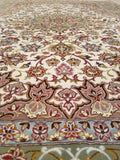 3'8" x 5'4"   Persian Isfahan Rug Angle View