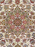 3'8" x 5'4"   Persian Isfahan Rug Angle View