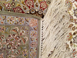 3'8" x 5'4"   Persian Isfahan Rug Back View