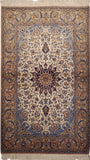 3'3" x 5'9"   Persian Isfahan Rug Top View