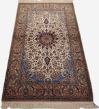 3'3" x 5'9"   Persian Isfahan Rug Angle View