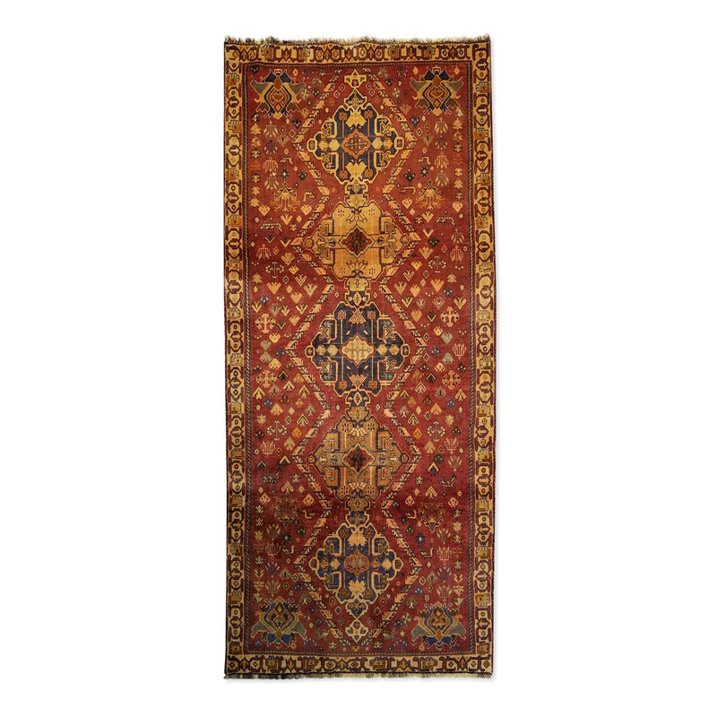 3'8" x 8'8"   Persian Gabbeh Rug Top View
