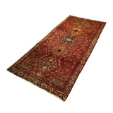 3'8" x 8'8"   Persian Gabbeh Rug Angle View
