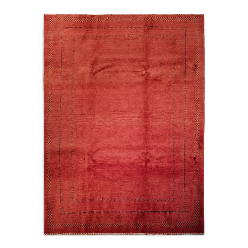 6'6" x 8'10"   Persian Gabbeh Rug Top View