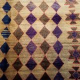 4'8" x 6'11"   Persian Gabbeh Rug Angle View