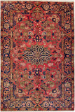 5'3" x 7'10"   Persian Nahavand Rug Top View