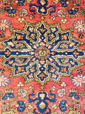 5'3" x 7'10"   Persian Nahavand Rug Angle View