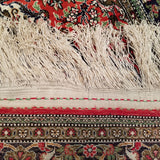 2'7" x 3'11"   Silk Persian Qom Rug Angle View