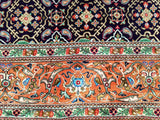 4'5" x 6'8"   Silk Persian Qom Rug Angle View