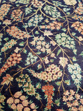 4'5" x 6'5"   Silk Persian Qom Tree of Life Rug Angle View