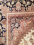 3'1" x 4'9"   Silk Persian Qom Rug Angle View