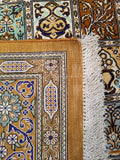 3'3" x 4'8"   Silk Persian Qom Rug Angle View