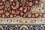 3'3" x 4'7"   Silk Persian Qom Rug Angle View