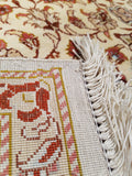 3'3" x 4'10"   Silk Persian Qom Rug Angle View