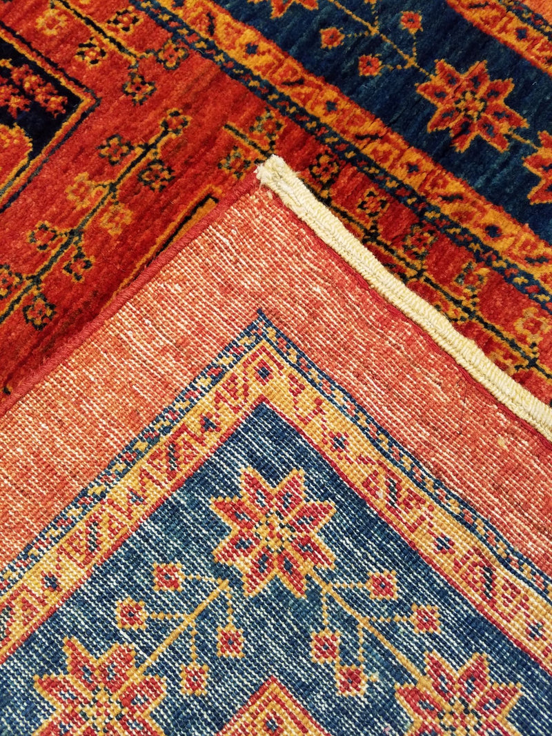 3'6" x 5'1"   Persian Kashkuli Rug Angle View