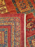 3'8" x 6'1"   Persian Kashkuli Rug Back View