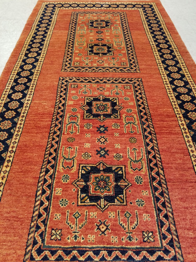 3'0" x 6'4"   Persian Kashkuli Rug Angle View