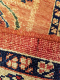 4'7" x 6'8"   Persian Kashkuli Rug Back View