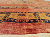 4'8" x 7'4"   Persian Kashkuli Rug Angle View