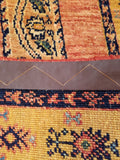 4'8" x 7'4"   Persian Kashkuli Rug Back View