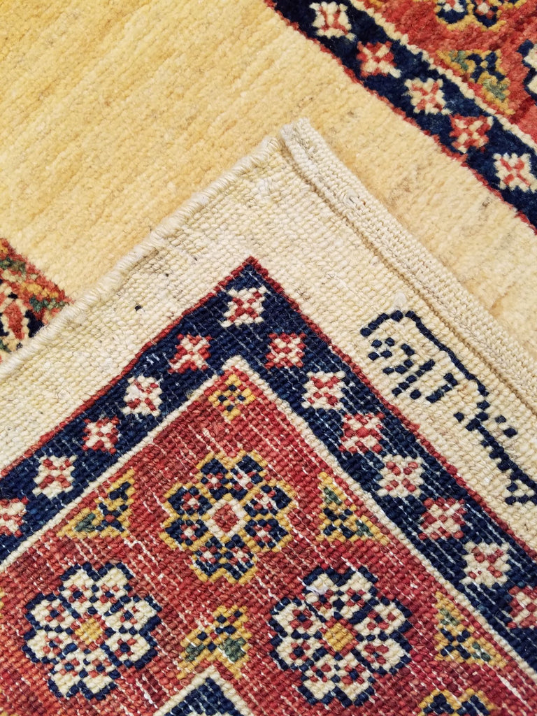 2'11" x 8'4"   Persian Kashkuli Runner Rug Back View