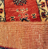 5'1" x 7'0"   Persian Kashkuli Rug Back View