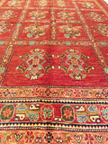 5'6" x 7'9"   Persian Kashkuli Rug Angle View