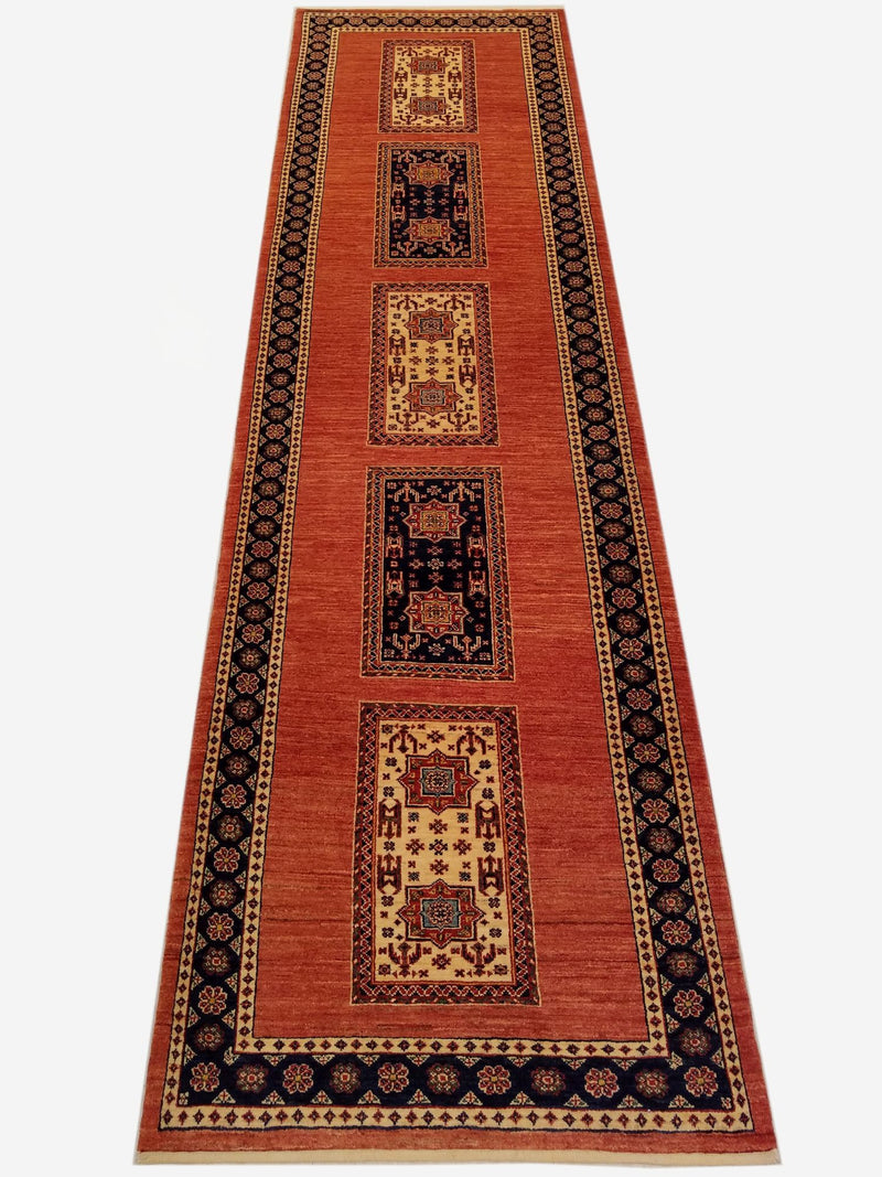 2' 8 x 9' 2 Persian Kashkuli Runner Hand Knotted Rug – Rugshook
