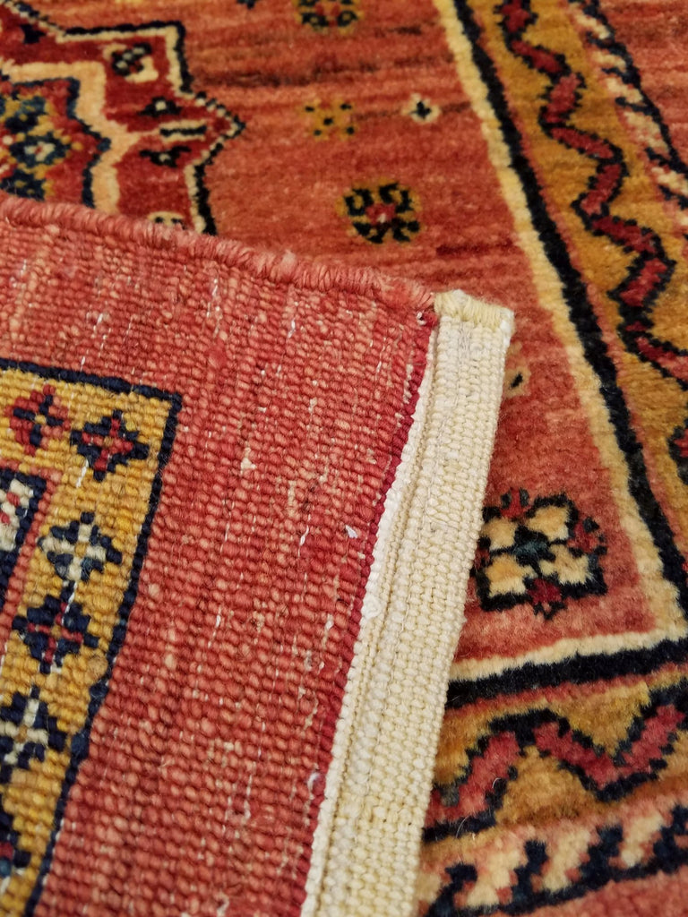 2'8" x 9'6"   Persian Kashkuli Runner Rug Angle View