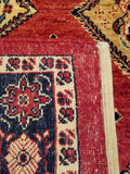 4'7" x 7'2"   Persian Kashkuli Rug Back View