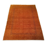 6'9" x 9'2"   Persian Gabbeh Rug Angle View