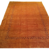 6'9" x 9'2"   Persian Gabbeh Rug Angle View