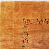 6'9" x 9'2"   Persian Gabbeh Rug Angle View