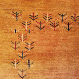 6'9" x 9'2"   Persian Gabbeh Rug Angle View