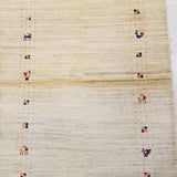 4'1" x 5'8"   Persian Gabbeh Rug Angle View