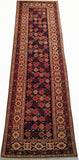 2'11" x 9'7"   Turkish Shirvan Runner Rug Angle View
