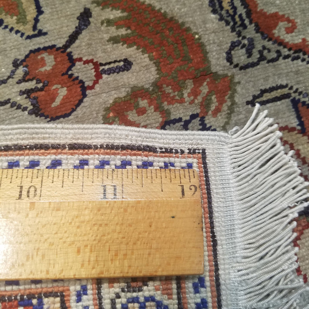 2'11" x 4'5"   Silk Turkish Kayseri Rug Angle View