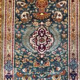 3'1" x 4'8"   Silk Turkish Kayseri Rug Angle View